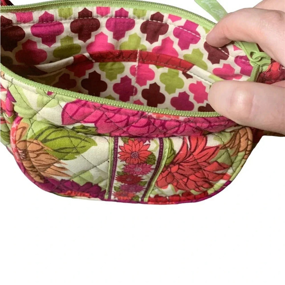 Vera Bradley Hello Dahlia Lizzy Crossbody Handbag - Picture 3 of 7